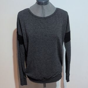 Yogalicious Dark Gray Long Sleeve Top